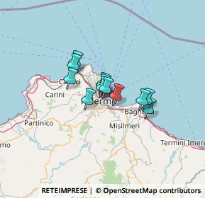 Mappa Via del Parlamento, 90133 Palermo PA, Italia (8.215)