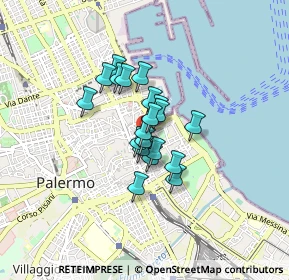 Mappa Via del Parlamento, 90133 Palermo PA, Italia (0.57)