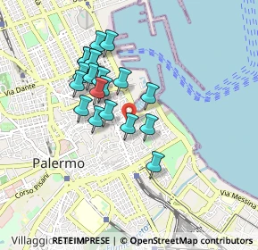 Mappa Via del Parlamento, 90133 Palermo PA, Italia (0.8175)