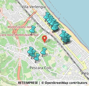 Mappa Str. Fonte Borea Colle del Telegrafo, 65125 Pescara PE, Italia (0.811)