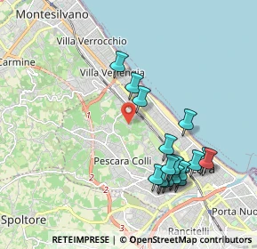 Mappa Str. Fonte Borea Colle del Telegrafo, 65125 Pescara PE, Italia (2.11706)