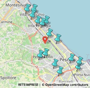 Mappa Str. Fonte Borea Colle del Telegrafo, 65125 Pescara PE, Italia (2.24933)