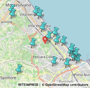 Mappa Str. Fonte Borea Colle del Telegrafo, 65125 Pescara PE, Italia (2.32611)