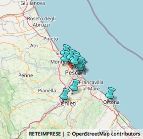 Mappa Str. Fonte Borea Colle del Telegrafo, 65125 Pescara PE, Italia (6.89818)