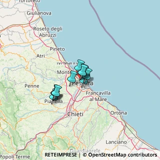 Mappa Via Camillo Benso Conte di Cavour, 65100 Pescara PE, Italia (7.33615)