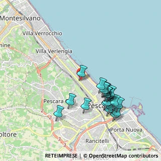 Mappa Via Camillo Benso Conte di Cavour, 65100 Pescara PE, Italia (2.012)