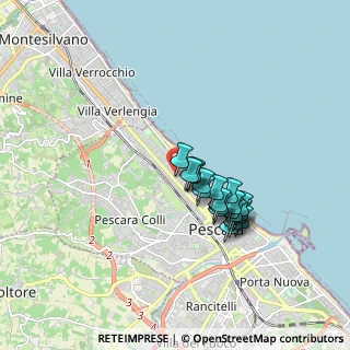 Mappa Via Camillo Benso Conte di Cavour, 65100 Pescara PE, Italia (1.4965)