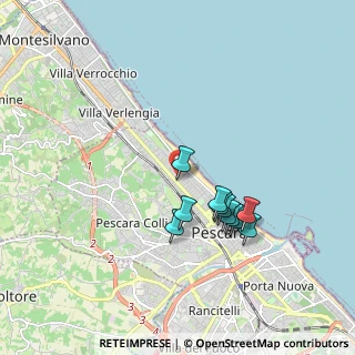 Mappa Via Camillo Benso Conte di Cavour, 65100 Pescara PE, Italia (1.64273)
