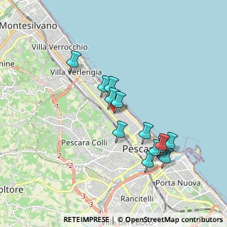 Mappa Via Camillo Benso Conte di Cavour, 65100 Pescara PE, Italia (1.74462)