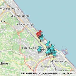 Mappa Via Camillo Benso Conte di Cavour, 65100 Pescara PE, Italia (1.71727)