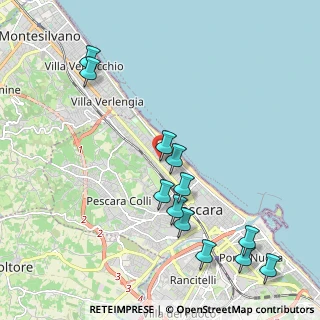 Mappa Via Camillo Benso Conte di Cavour, 65100 Pescara PE, Italia (2.42917)
