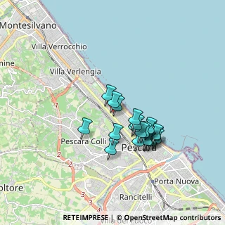 Mappa Via Camillo Benso Conte di Cavour, 65100 Pescara PE, Italia (1.5215)