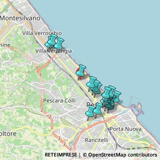Mappa Via Camillo Benso Conte di Cavour, 65100 Pescara PE, Italia (1.90235)