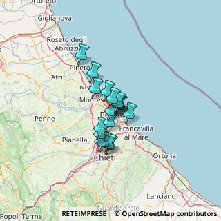 Mappa Via Giambattista Tiepolo, 65124 Pescara PE, Italia (8.125)