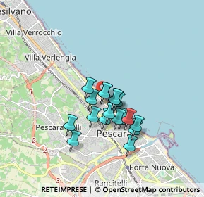 Mappa Viale della Riviera, 65123 Pescara PE, Italia (1.28111)