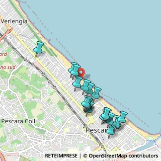 Mappa Viale della Riviera, 65123 Pescara PE, Italia (1.0605)