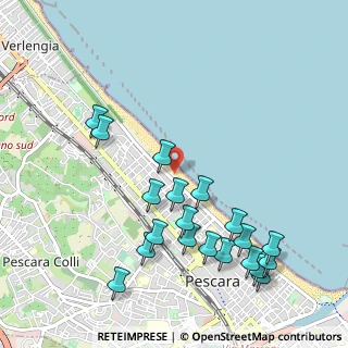 Mappa Viale della Riviera, 65123 Pescara PE, Italia (1.209)