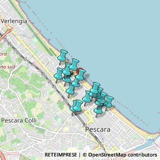 Mappa Viale della Riviera, 65123 Pescara PE, Italia (0.687)