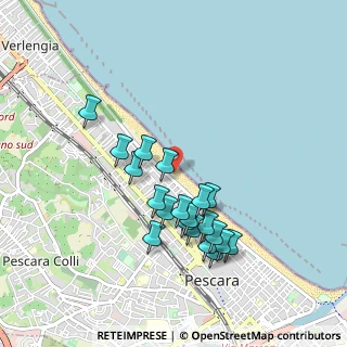 Mappa Viale della Riviera, 65123 Pescara PE, Italia (0.8935)