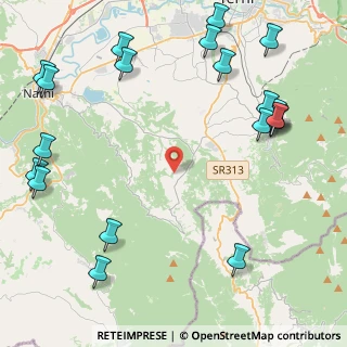 Mappa Strada di Collesecco, 05039 Stroncone TR, Italia (6.333)