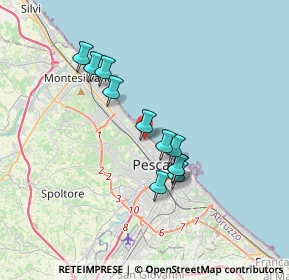 Mappa Viale John Fitzgerald Kennedy, 65121 Pescara PE, Italia (2.99182)