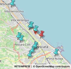 Mappa Viale John Fitzgerald Kennedy, 65121 Pescara PE, Italia (1.92167)