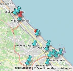 Mappa Viale John Fitzgerald Kennedy, 65121 Pescara PE, Italia (2.7275)