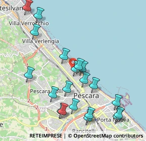 Mappa Viale John Fitzgerald Kennedy, 65121 Pescara PE, Italia (2.3165)