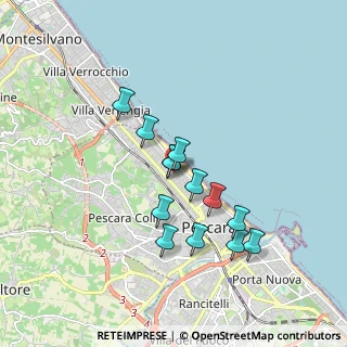 Mappa Via Camillo Benso Conte di Cavour, 65123 Pescara PE, Italia (1.53462)