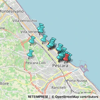Mappa Via Camillo Benso Conte di Cavour, 65123 Pescara PE, Italia (1.196)