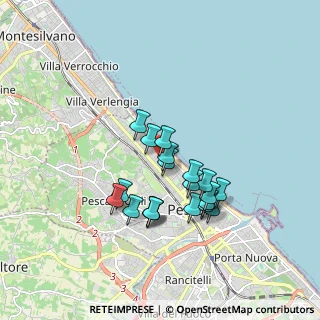 Mappa Via Camillo Benso Conte di Cavour, 65123 Pescara PE, Italia (1.5335)