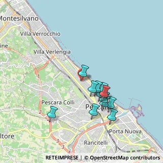 Mappa Via Vincenzo Gioberti, 65123 Pescara PE, Italia (1.725)