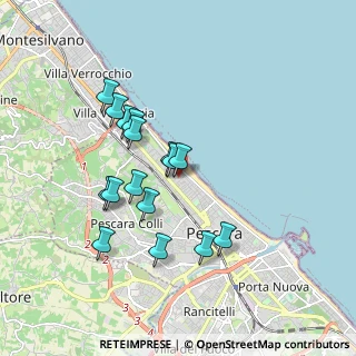 Mappa Via Camillo Benso Conte di Cavour, 65123 Pescara PE, Italia (1.67438)