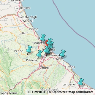 Mappa Via Camillo Benso Conte di Cavour, 65123 Pescara PE, Italia (23.09923)