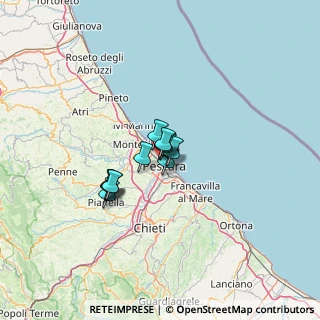 Mappa Via Camillo Benso Conte di Cavour, 65123 Pescara PE, Italia (7.37154)