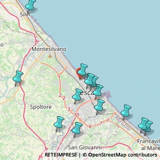 Mappa Via Camillo Benso Conte di Cavour, 65123 Pescara PE, Italia (5.27)
