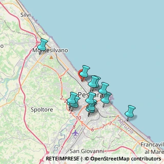 Mappa Via Camillo Benso Conte di Cavour, 65123 Pescara PE, Italia (3.25615)