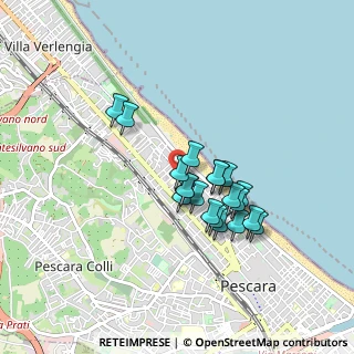 Mappa Via Vincenzo Gioberti, 65123 Pescara PE, Italia (0.7195)