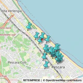 Mappa Via Camillo Benso Conte di Cavour, 65123 Pescara PE, Italia (0.9345)