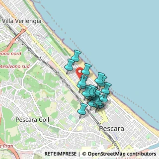 Mappa Via Camillo Benso Conte di Cavour, 65123 Pescara PE, Italia (0.7025)
