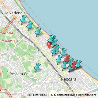 Mappa Via Vincenzo Gioberti, 65123 Pescara PE, Italia (1.0115)