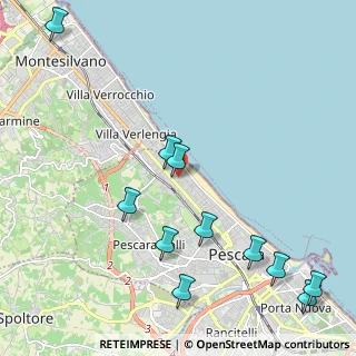 Mappa Via Montanara, 65123 Pescara PE, Italia (2.76)