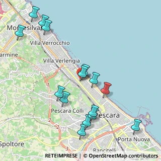 Mappa Via Montanara, 65123 Pescara PE, Italia (2.43733)