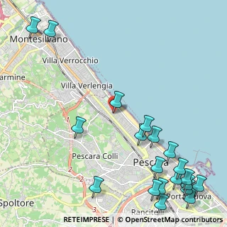 Mappa Via Montanara, 65123 Pescara PE, Italia (3.337)