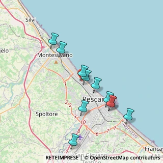 Mappa Via Montanara, 65123 Pescara PE, Italia (3.83727)