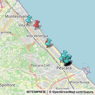 Mappa Via Goffredo Mameli, 65123 Pescara PE, Italia (2.24647)