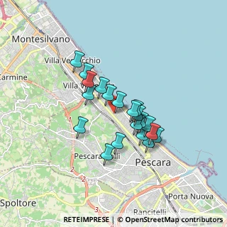Mappa Via Goffredo Mameli, 65123 Pescara PE, Italia (1.377)
