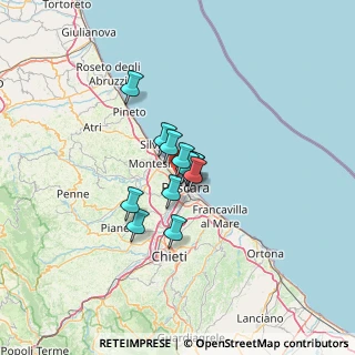 Mappa Via Goffredo Mameli, 65123 Pescara PE, Italia (7.51917)