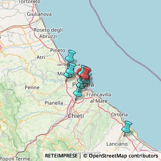 Mappa Via Daniele Manin, 65123 Pescara PE, Italia (7.11909)