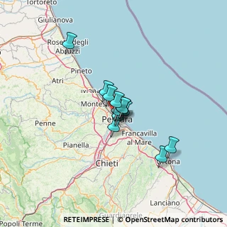 Mappa Via Daniele Manin, 65123 Pescara PE, Italia (7.91231)
